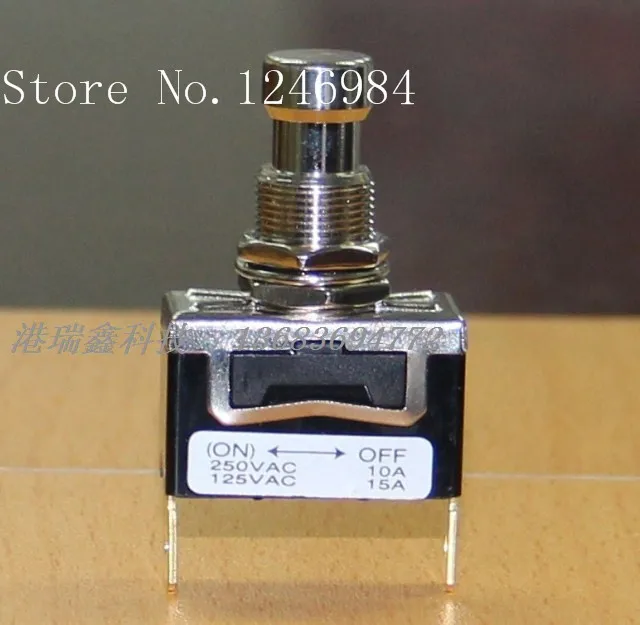 

[SA]PU703A-H5 feet no single trigger lock M12 large toggle switch normally open reset button Taiwan Deli Wei--5pcs/lot