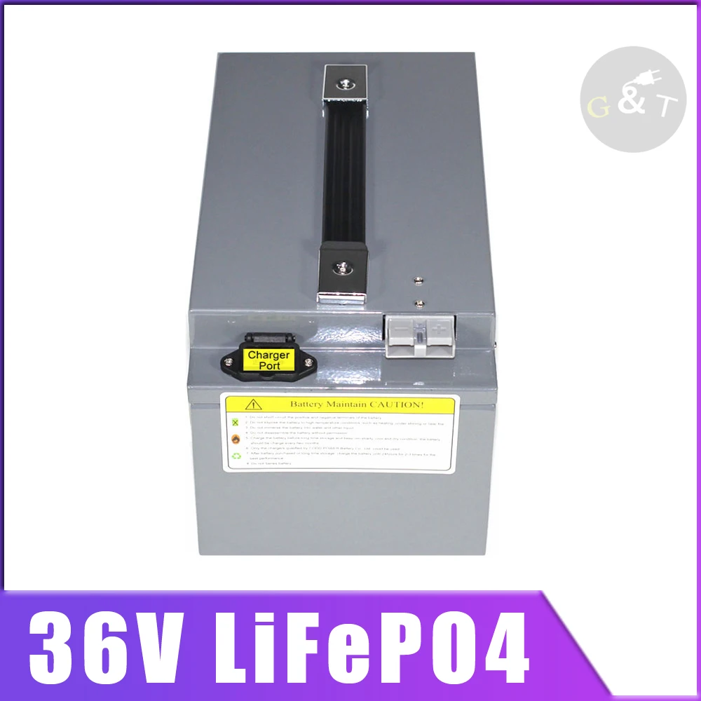 

36v Lifepo4 100Ah battery for RV elderly scooter ebike motor 36V 60AH LiFePO4 Electric tricycle cold freezer EV RV storage
