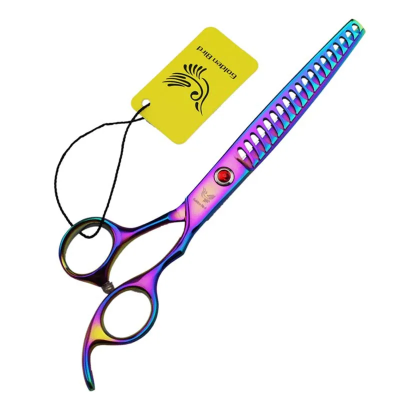 7 colorful Professional Pet Scissors High Quality grooming dog for dogs thinning scissors dog puppy hair cutting scissors shear (1)