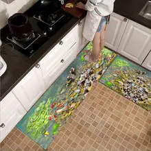 2 шт./компл. кухонный коврик дешевле противоскользящие современные коврики гостиная балкон Набор ковриков для ванной комнаты коврик для ванной коврик в прихожей
