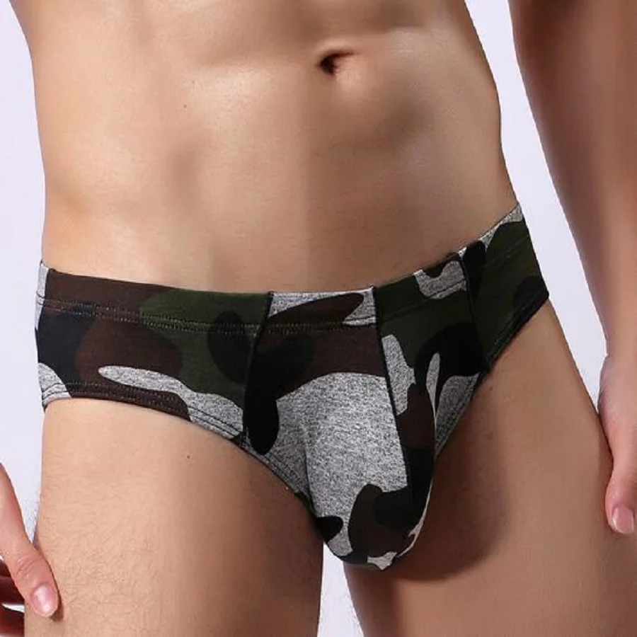 

2017 New Fashion Male Print Low Waitst Briefs Comfortable Sexy Men's Briefs Men Underwears Man Briefs Size S M L XL
