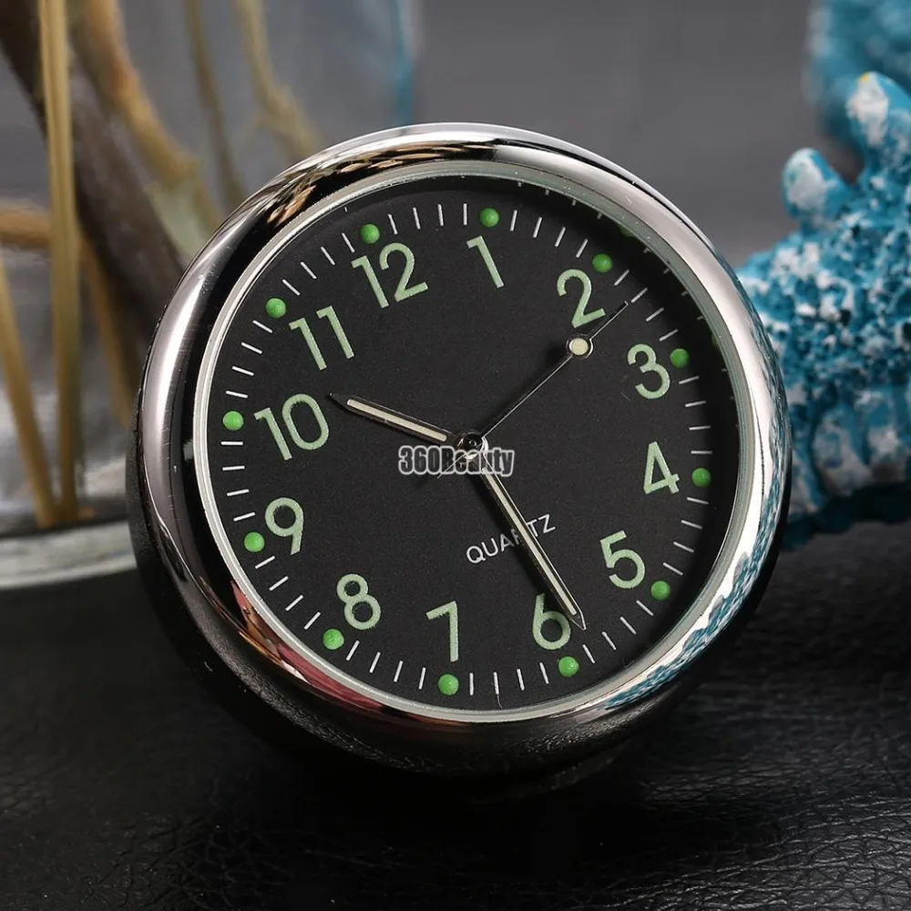 

Mini Car Clock Luminova Mechanics Quartz Clock Car Watch Digital clock Automobile Clock Accesorios Automovil Car Styling