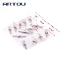 1/2 Вт туннельный набор разнокалиберных диодов 3,3 V-30 V 0,5 W зенеровский диод Образец комплект 14Values* 10 шт. = 140 шт