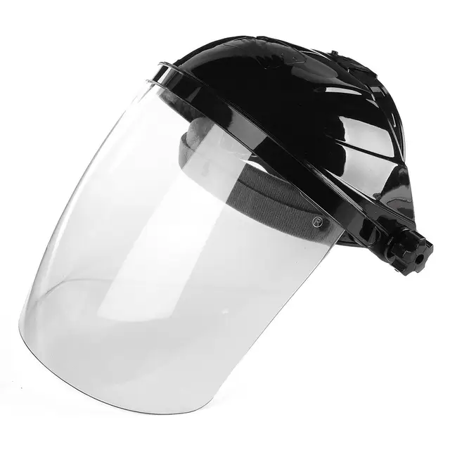 New Transparent Lens Anti-UV Anti-shock Welding Helmet Face Shield Solder Mask Face Eye Protect Shield Anti-shock