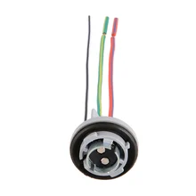 Автомобильный 1157 2357 стоп-сигнал светодиодный светильник розетка авто пластиковая лампа розетка