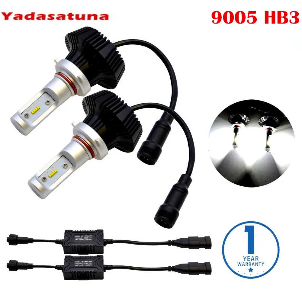 One Set 9005 HB3 9006 HB3 9012 Automotive LED Headlight Bulbs Lumiled 