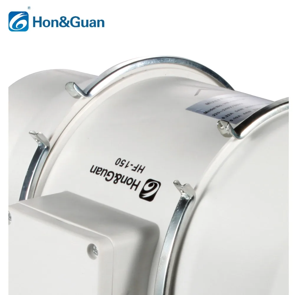 Hon& Guan 6 ''встроенный канальный вентилятор, вытяжной вентилятор, смешанный поток, встроенный вентилятор, гидропоники, воздуходувка для домашней вентиляции, ванная комната, вентиляция 312 CFM