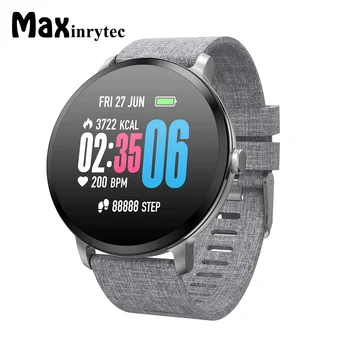 

Maxinrytec V11 Smart watch Android IOS IP67 waterproof Activity Fitness tracker Heart rate monitor BRIM Men women smartwatch
