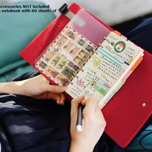 Ретро винтажный спиральный свободный лист многоразового войлока блокнот с перекидными страницами ежедневная заметка путешествия журнал Личный Дневник Обложка для ежедневника A5 A6