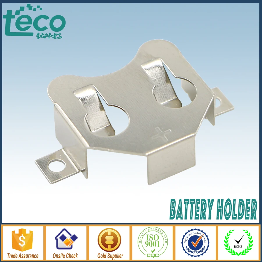 

10PCS CR2032 Coin Cell Holder for 2CR2032 Batteries TBH-CR2032-M05