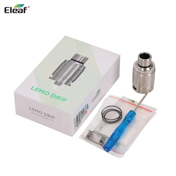 

100% Original Eleaf Lemo Drip RDA Adjustable Airflow Atomizer new upgrade from lemo drop