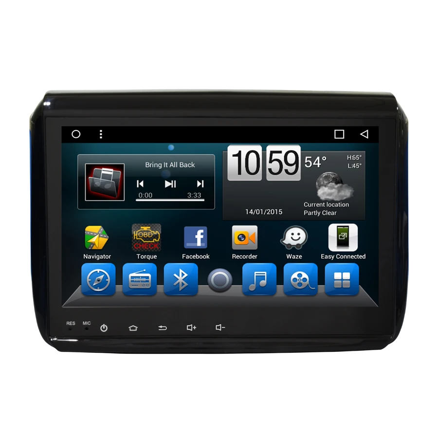 Top Navirider car dvd player for Peugeot 208 2008 octa core android 8.1.0 car gps multimedia head unit stereo tape recorder 0