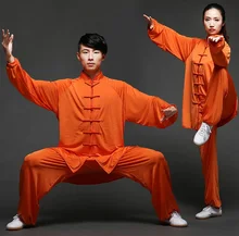 Chinese Kung fu Taiji Suit Tai Chi Uniform Martial Arts Performance Wushu Shao Lin Clothes Mens Womens Morning Exercise Suits stainless steel telescopic sword performance sword kung fu swords taiji martial art martial arts training telescopic sword