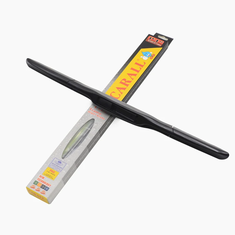 

1pcs/lot Car Universal U-type Three quarte Soft Frameless Bracketless Rubber Car Windshield Wiper Blade Windscreen Wipers U Hook