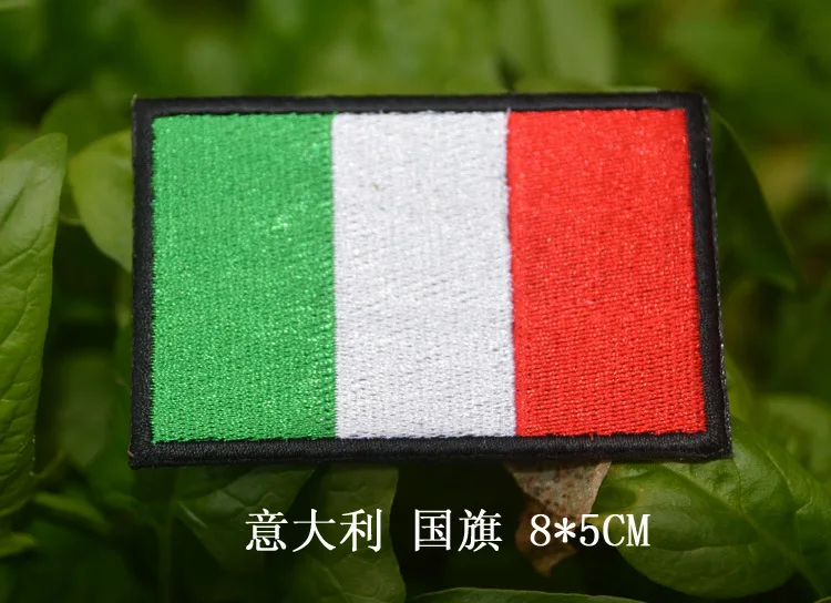 Вышитый значок с флагом страны 3D тактические бейджи ткань Боевая нарукавная повязка значки