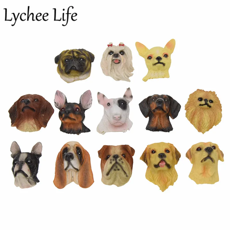 

Cute 3D Dog Fridge Magnet Cartoon Resin Animal Refrigerator Magnetic Stickers DIY Decorative Kitchen Home Decoration