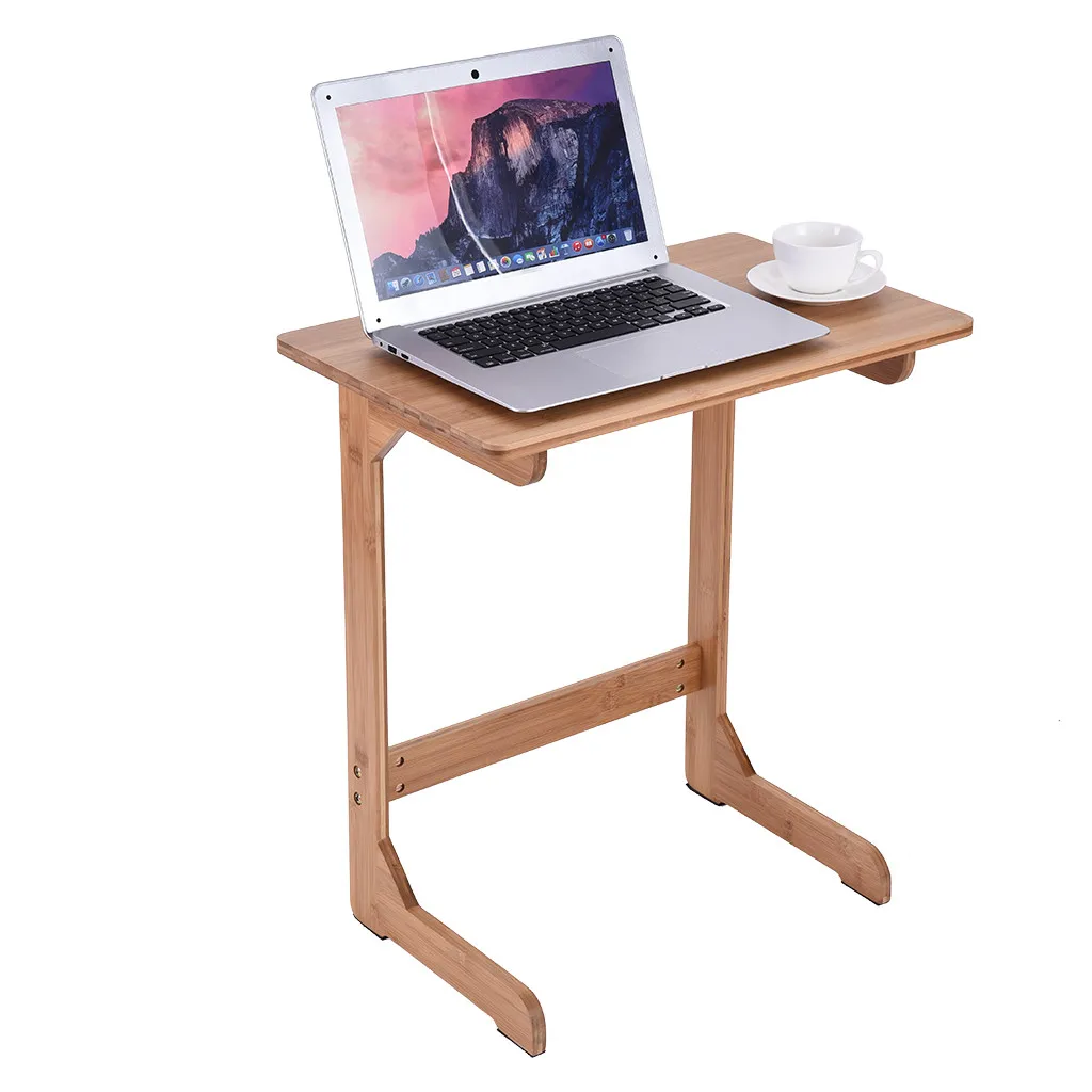 Боковой Диванный Бамбуковый стол для закусок диван кофейный стол минималистский Домашний Деревянный прикроватный столик ноутбук