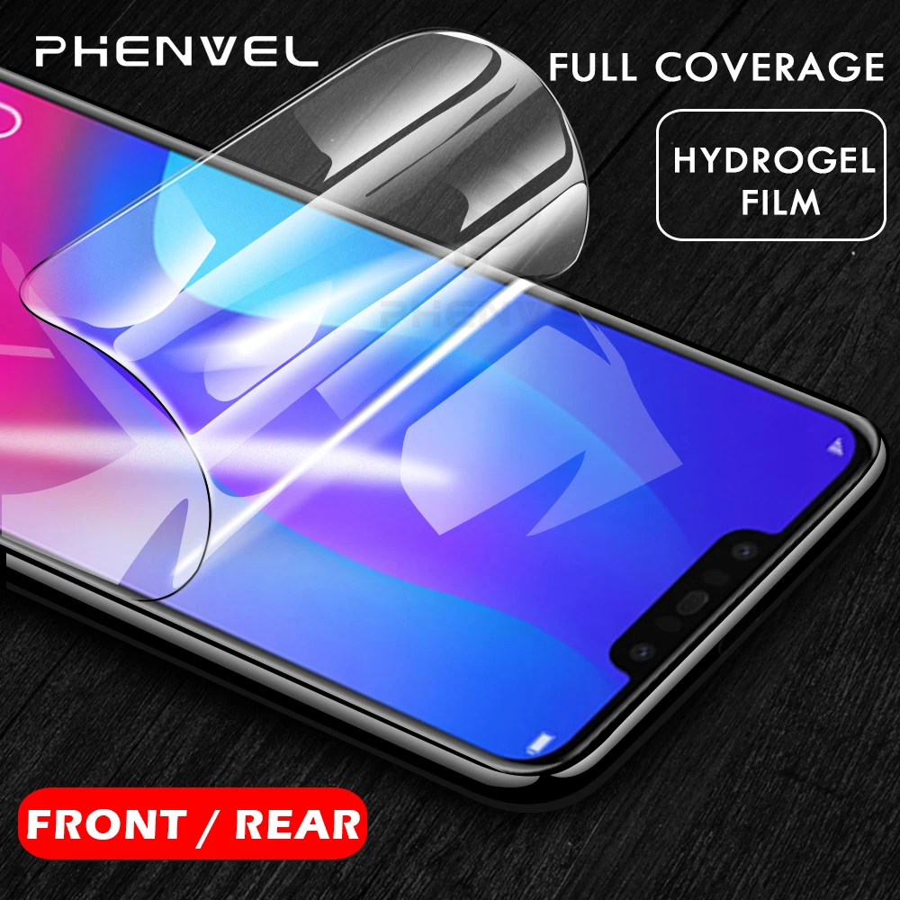 3D гелевая Защитная пленка для Huawei Nova 3 4 3i 2 защитная из ТПУ Plus 0 1 мм Гидрогелевая