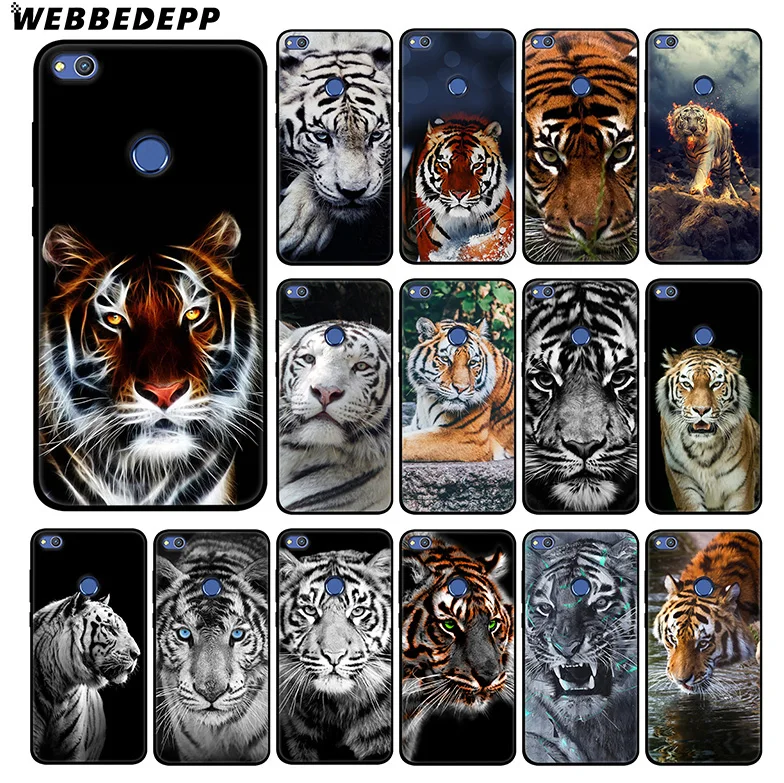 Мягкий силиконовый чехол WEBBEDEPP Tiger Animal Alpha для Huawei Honor Mate 20 10 8X 8C 8 6A 7A 7X 7C Lite Pro TPU |