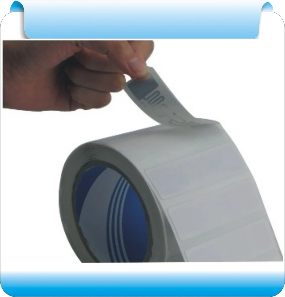 2000pcs/roll   860-960 MHZ RFID ticket/ label warehousing logistics high-frequency electronic tag label / non-drying label