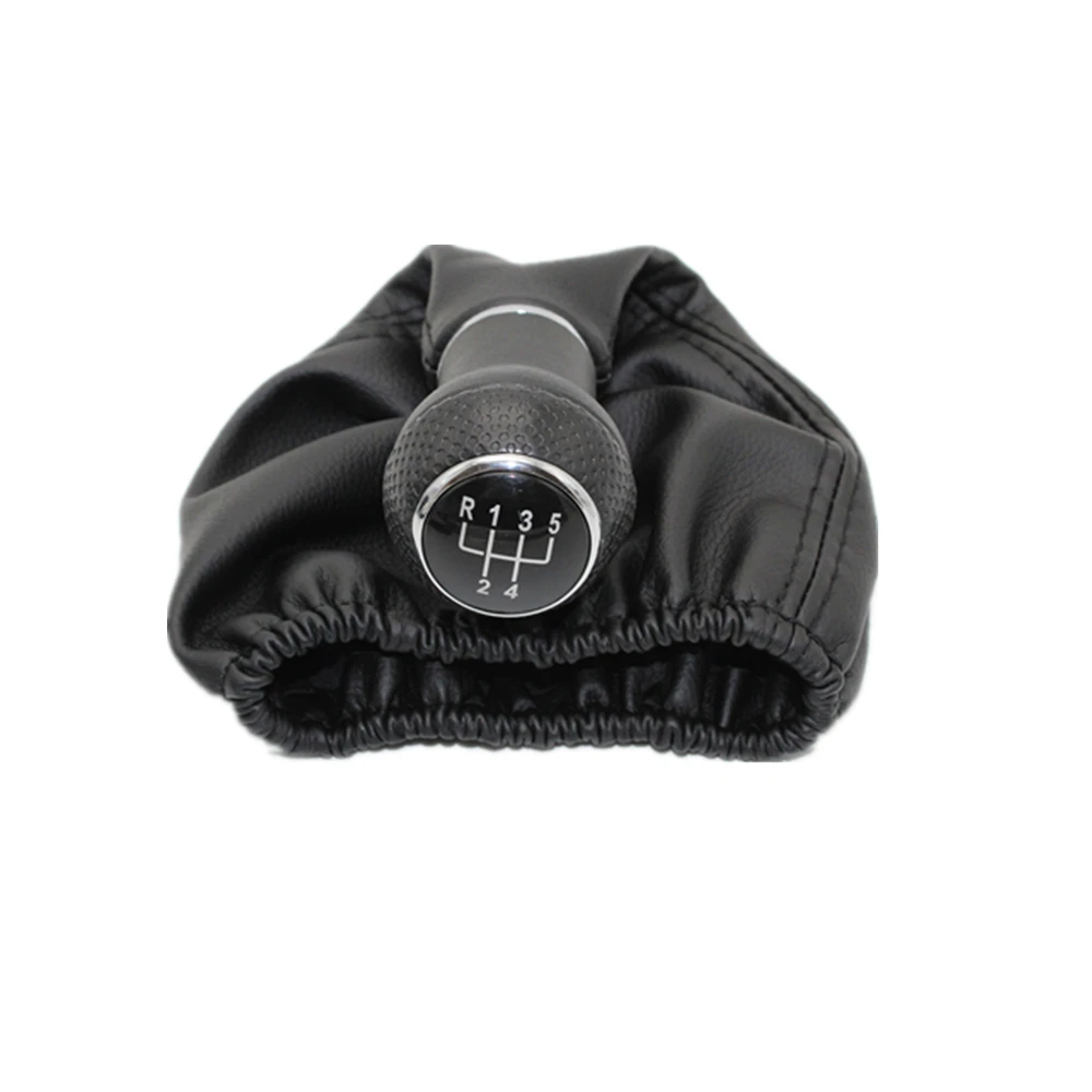 Для VW Golf 3 Varaint Vento Jetta 3 1992 1993 1994 1995 1996 1997 1998 авто-Стайлинг 5 Скорость ручка переключения рулевого механизма автомобиля из искусственной кожи; ботинки