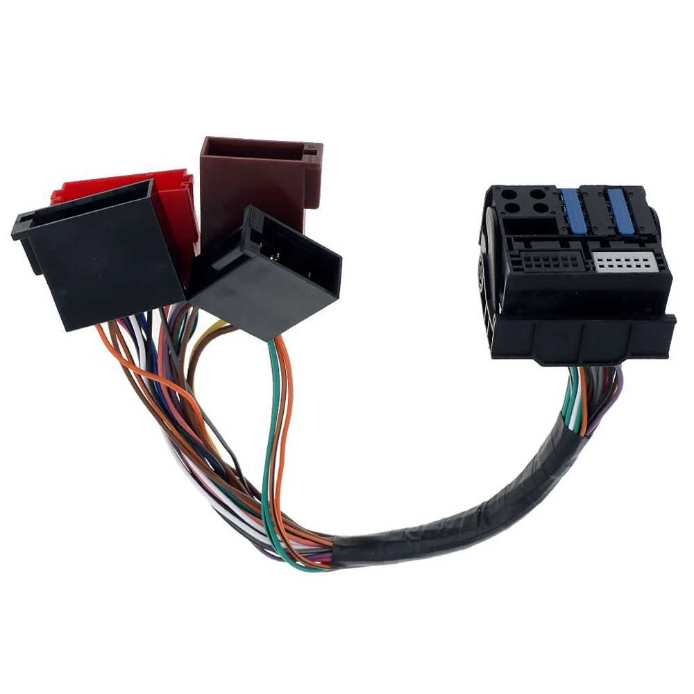 Car Stereo Radio ISO standard Wiring Harness Connector Adapter Plug
