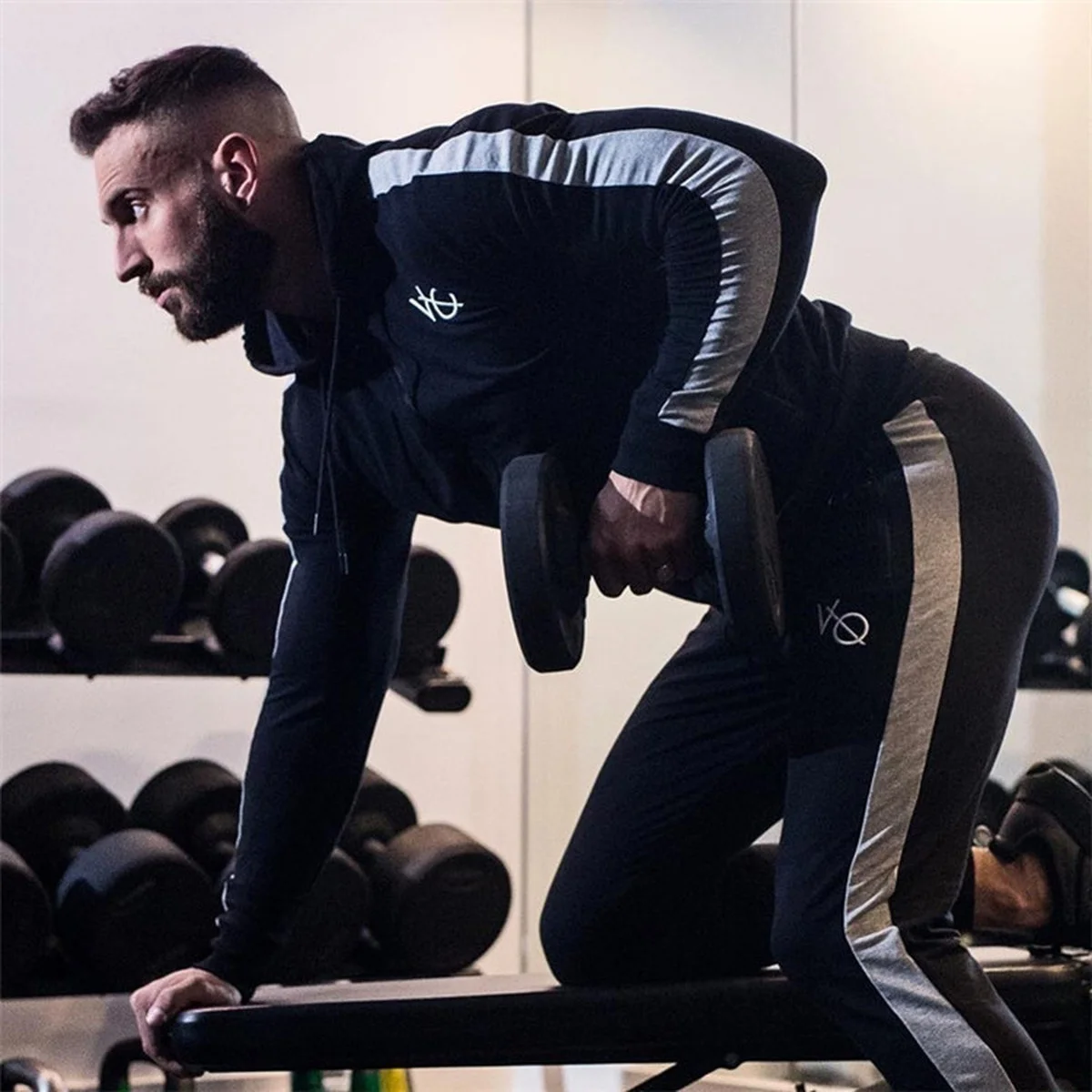 

ZOGGA 2019 Muscle Brothers New Fitness Training Joggers Men Pants Stretch Slim Sports Casual Trousers Cotton Squat Sweat Pants