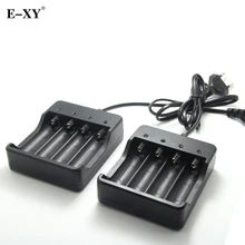 E-XY зарядное устройство EU/US вилка 4 слота Интеллектуальная Зарядка для электронной сигареты для 4X18650 литий-ионная аккумуляторная батарея