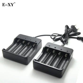 

E-XY Battery Charger EU/US plug 4 Slots Intelligent Electronic cigarette Charger for 4X 18650 lithium-ion rechargeable battery