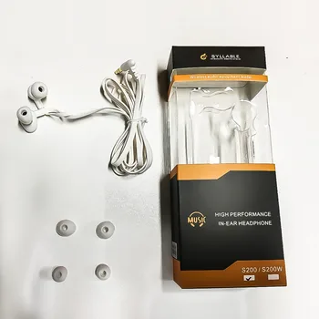 

SYLLABLE S200 wired headset earphone in-ear headset for mobile phone for office work support music without microphone