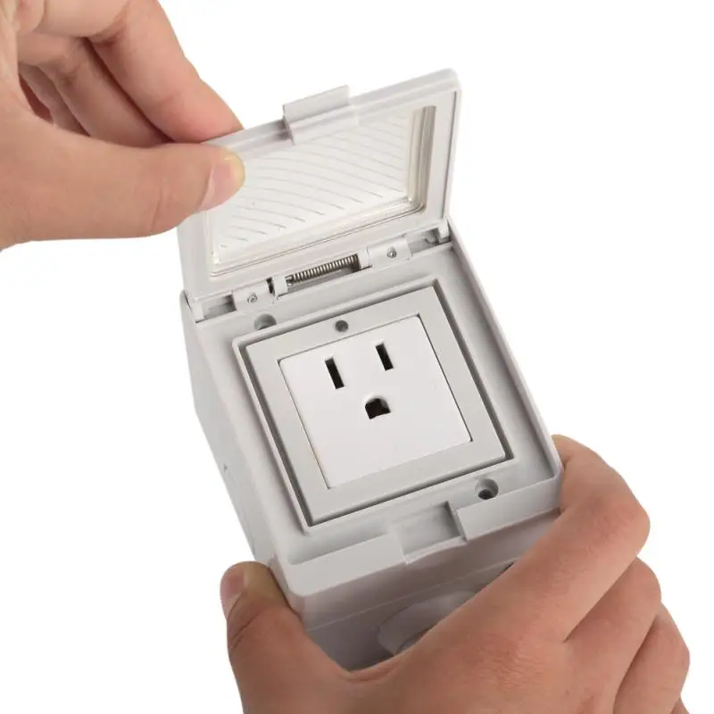 

1 PC Waterproof WIFI Smart Remote Control Switch WIFI Smart Socket Socket Plug Work With Alexa & Google Home stopcontact