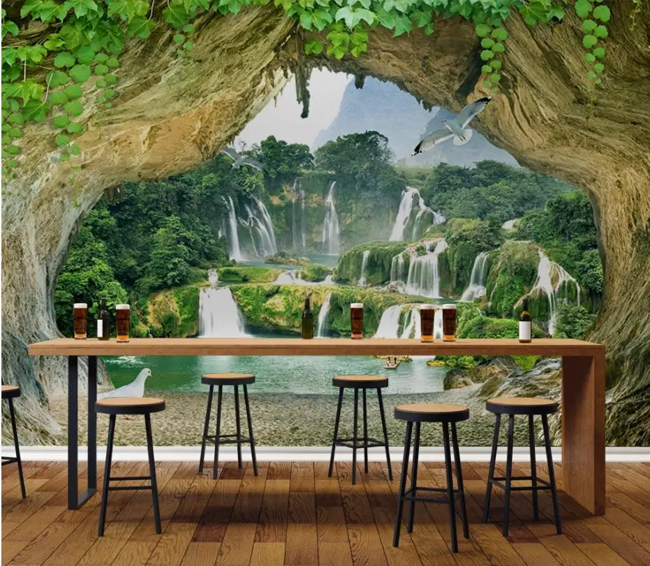 mural 3d wallpaper 3d wall papers for tv backdrop Water Cornucopia 3D Stereo Landscape Wall mural 3d wallpaper 3d wall papers for tv backdrop Water Cornucopia 3D Stereo Landscape Wall