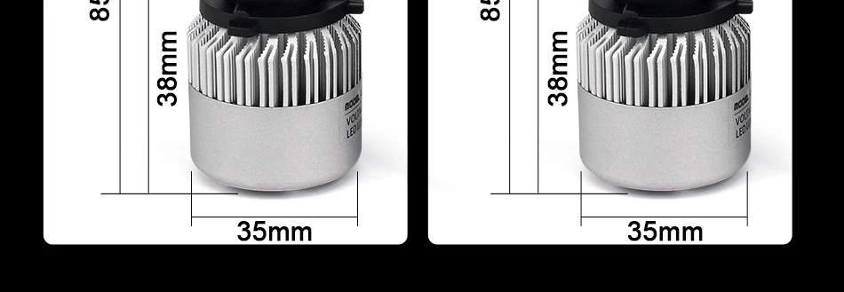 16 H4 LED Car LED Headlight H7 H8 H9 H11 H1 H3 H27 880 881 HB3 9005 HB4 9006 9012 Dual Double Color LED Light 3000K 6000K
