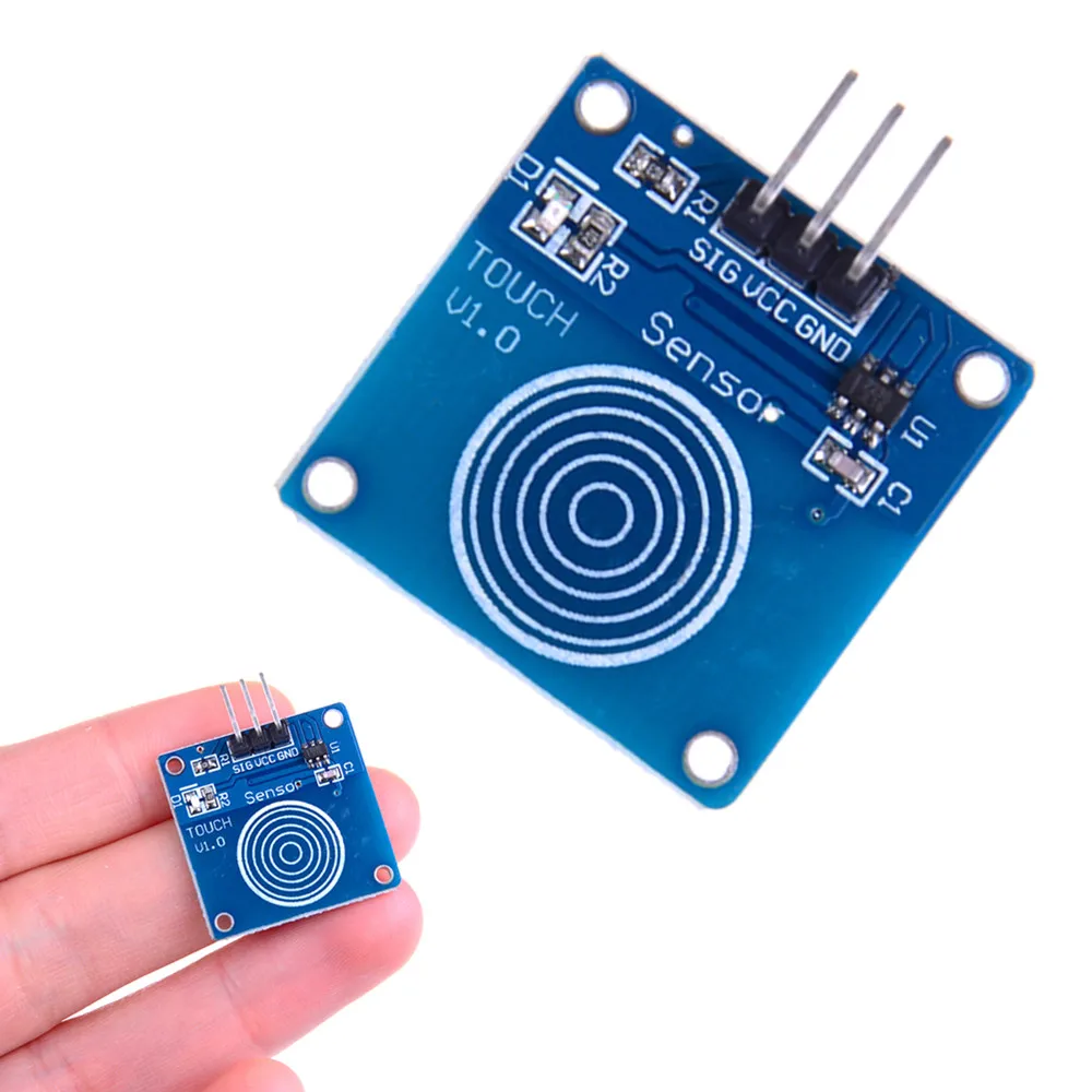 TTP223B Digital Touch Sensor Capacitive Touch Switch Module Instrument Parts Accessories Power Supply For 2 ~ 5.5V DC