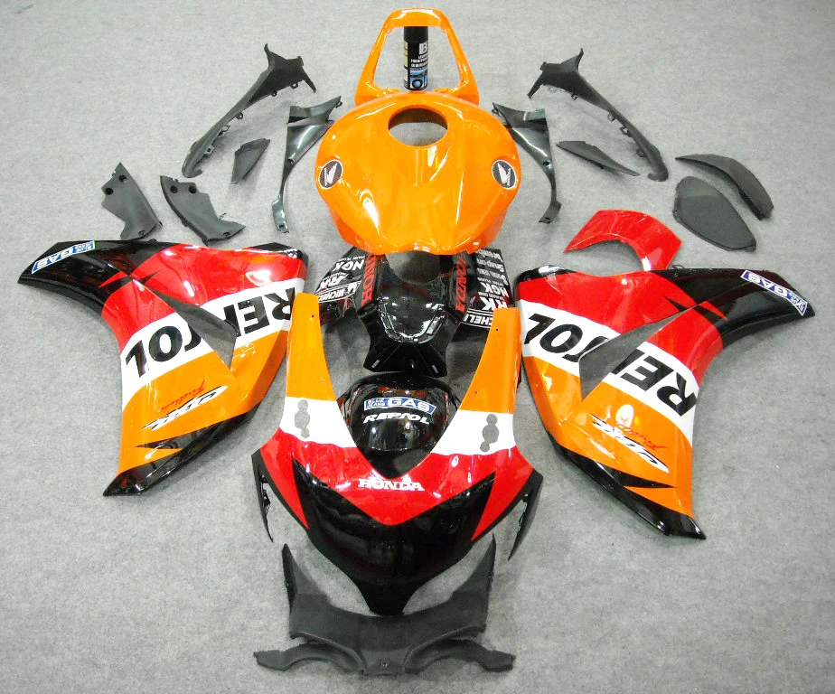 Инъекция ABS Полный комплект обтекателей Кузов для Honda CBR1000RR Fireblade 08-11 09 10 2008-2011 |