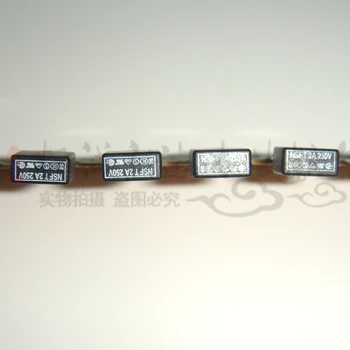 

100% 100PCS New and original 5ET-020H 250VAC/2A NSF T2A250V Straight plug square fuse T2A 2A 250V inlet