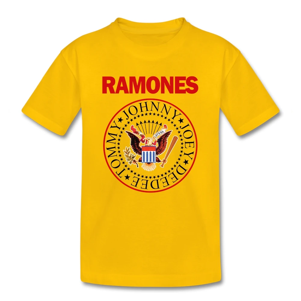Ramones T Shirt Son Novelty 4T 8T T Shirt Baby O Neck Short Sleeve