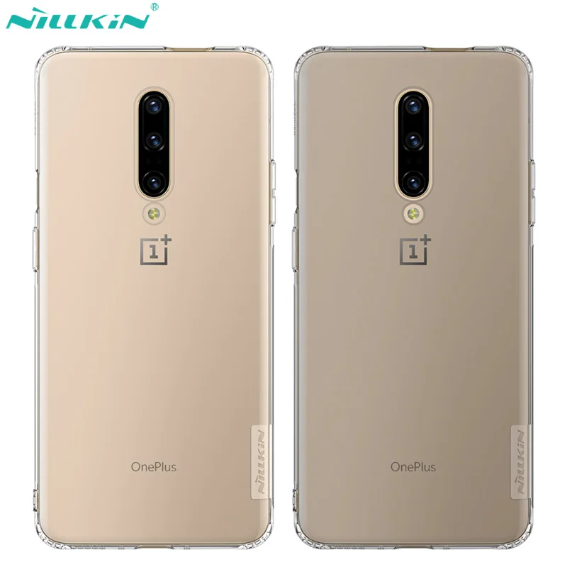 Мягкий чехол Nillkin Nature из ТПУ для Oneplus 7 7T Pro тонкий силиконовый прозрачный One plus