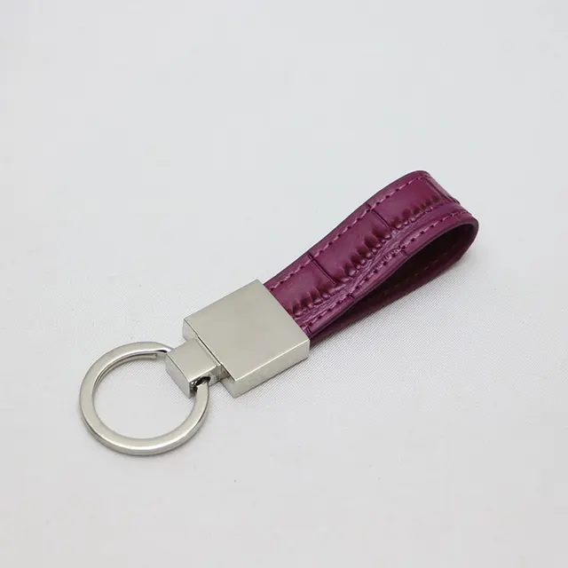purple croc keychain