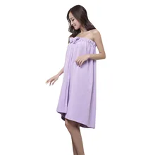 Vogue удобные абсорбирующие микрофибры Женская Корейская версия ТРУБА Топ лук банное платье Душ Сауна Спа тело# CG1