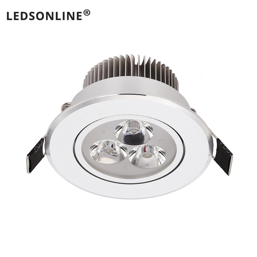 20pcs/lot 3W 4W 5W led ceiling down lights dimmable home decor for