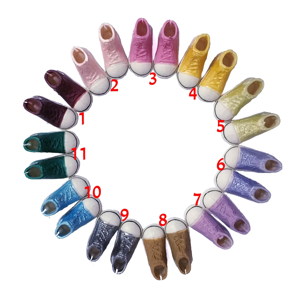 3 5cm Plastic Doll Sports Shoes for BJD Dolls 1 6 Ball Joints Doll Accessory Shoes