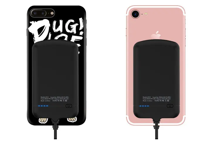Case Charging For Iphone 4000mAh Poverbank Case Battery For Iphon 5 5s 6 S 7 8 Power Bank Case Portable Charger For Cell Phone (8)