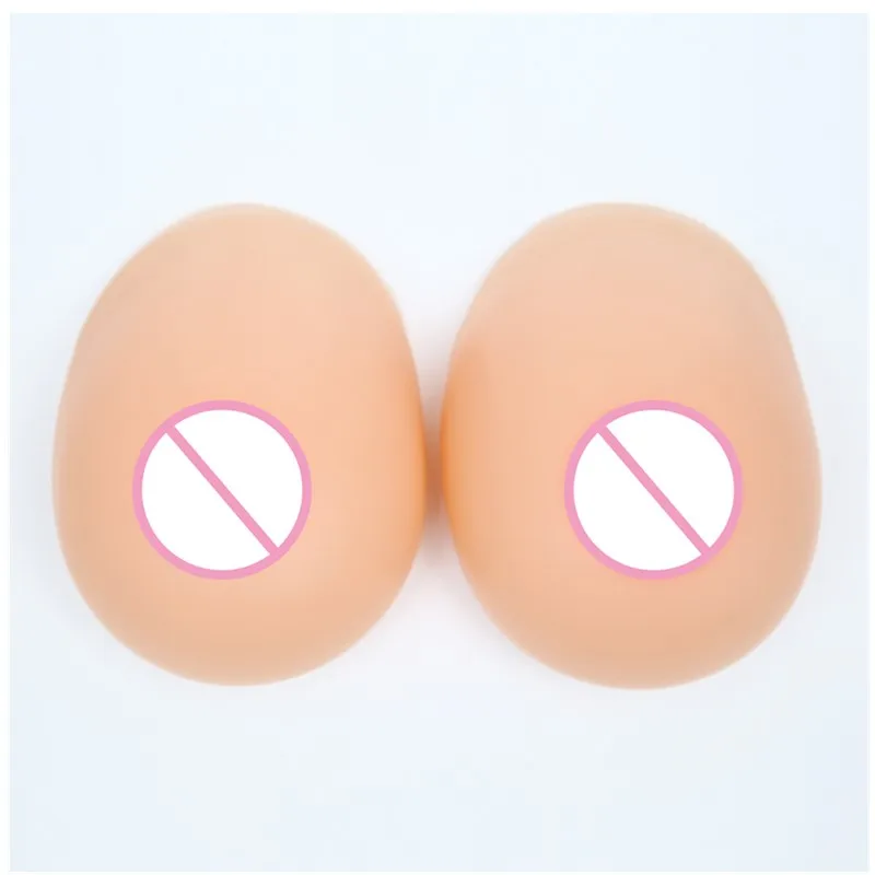 

Shemale Breast Forms False Breast Fake Silicone Boobs Bust Chest 800g/pair For Men Crossdresser Drag Queen with 1 set protector