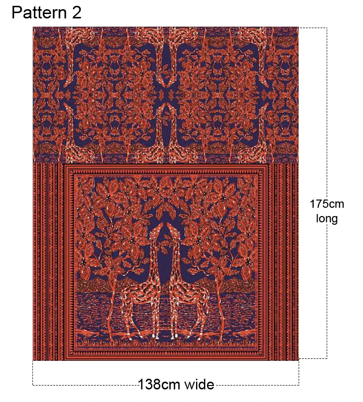 См 138 см шириной 8 мм Африканский стиль печати Тонкий мягкий шелк шифон ткань для лета длинное и короткое платье рубашка шарф E756