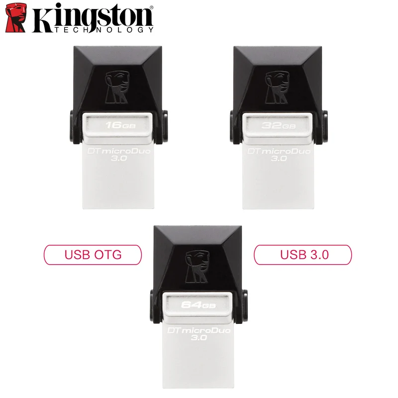 Kingston MINI USB Flash Drive 3.0 64GB 32GB 16GB OTG Pem Drive For Smartphones&Tablets MicroUSB Flash Memory Stick 2in1 Pendrive
Kingston MINI USB Flash Drive 3.0 64GB 32GB 16GB OTG Pem Drive For Smartphones&Tablets MicroUSB Flash Memory Stick 2in1 Pendrive