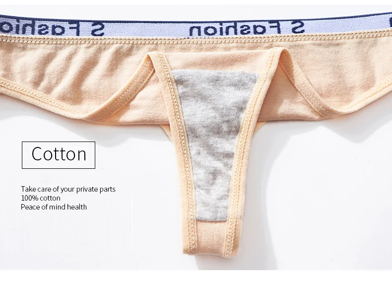 Cotton Strings Sexy Thongs Women Panties Sporty Fashion Women G String Fashion Letter Panty Spandex Soft Underwear Underpants 20