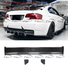 GTS Стиль стайлинга автомобилей корпус из углеродного волокна для губ крыло спойлер для BMW E82 1 м E92 M3 2007-2013