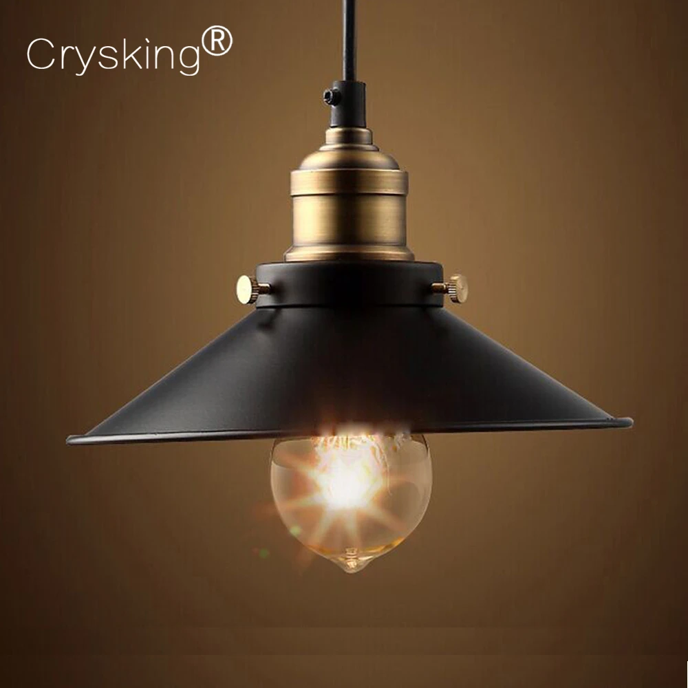 Pendant Lamp Vintage Industrial Lighting Copper Loft Dining Aisle Lights Lamp Edison Luminaria, Christmas Decoration