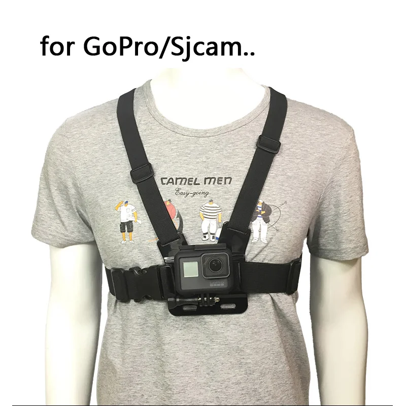 Нагрудное крепление для GoPro Hero 7 6 5 4 3 + Xiaomi Yi 4k Mijia SJCAM sj4000 Eken Go Pro Аксессуары
